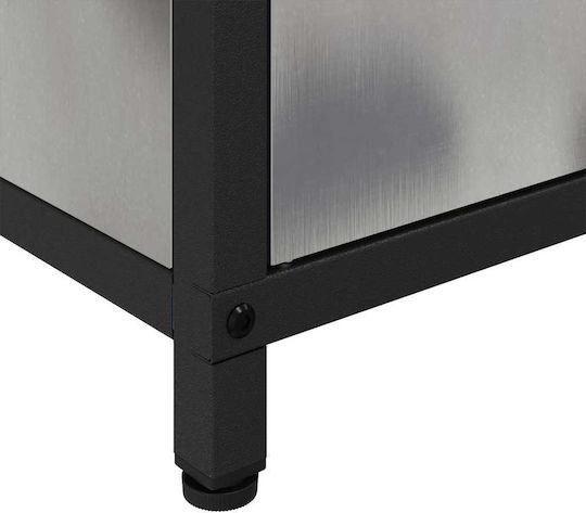 Vidaxl Küchenregal Silber 60 X 50 X 92 cm Vidaxl Küchenregal Silber 60 X 50 X 92 cm