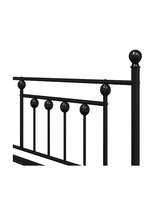 Pat pentru Copii - Canapea Single Ατσάλι pentru Saltea 90x190cm