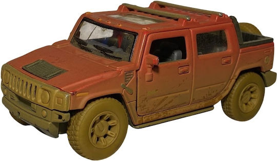 Goki Hummer H2 Sut (2006) Αυτοκινητάκι Hummer H2 SUT (2006 - Κίτρινο 1:40 Pull Back για 3+ Ετών