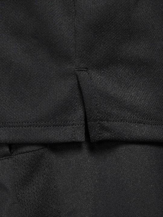 Dri-FIT Miler Dri-Fit Sportliches Kurzarmbluse Schwarz