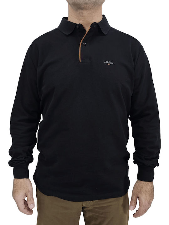Polo Bluza Tricou Cu Mânecă Scurtă Total Negru