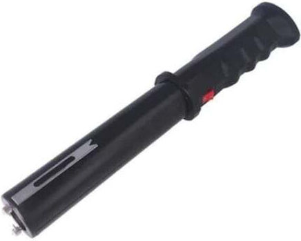 Electroshock Baton Siren Loud Sound Flashlight Rechargeable Equipped Safety Button Black