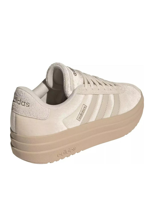 Vl Court Bold Damen Flatforms Sneakers Beige
