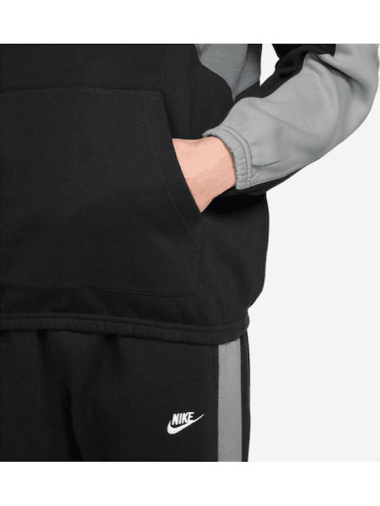 Sportswear Club Tracksuit with Elastic Black - Grey