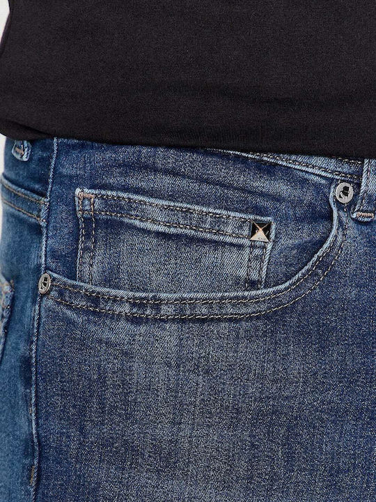 Men's Jeans Pants with Slim Fit Blue