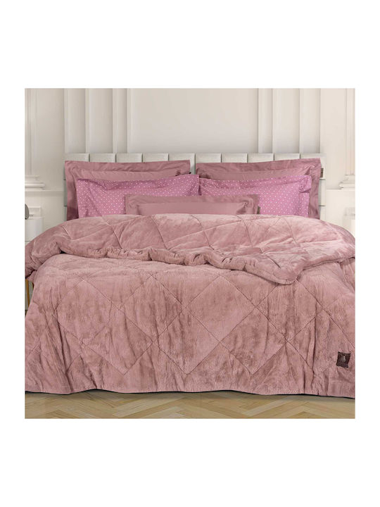 Greenwich Polo Club Duvet Cover with Hollowfiber Filling Queen 220x240cm 3445 Nude 850 GSMGsm 11.5 togs Togs