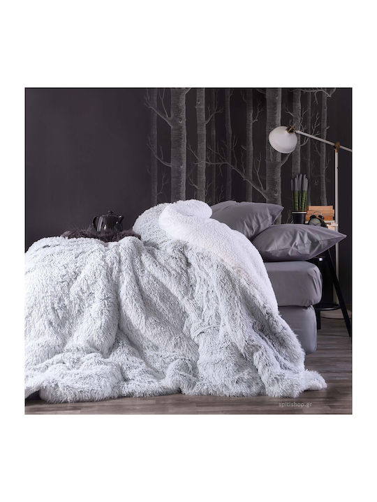 Rythmos Κουβερτοπάπλωμα Υπέρδιπλο 220x240εκ. Krystal Γκρι 650 GSM