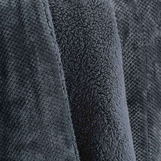 Rythmos Husă de pătură Super Dublu 220x240cm Alvaro Gri 710 g/mp²Gsm