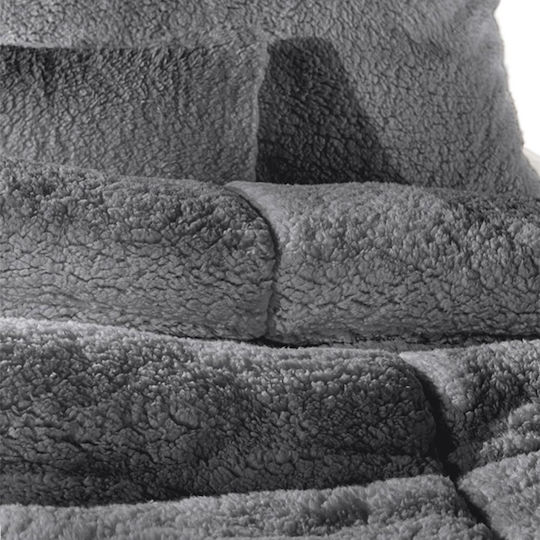 Guy Laroche Комбинирано одеяло с Пълнеж Hollowfiber Куинсайз 220x240бр Mouton Антрацит 640 г/м²Gsm