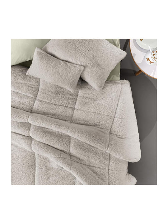 Guy Laroche Duvet Cover with Hollowfiber Filling Queen 220x240cm Mouton Natural 650 GSMGsm