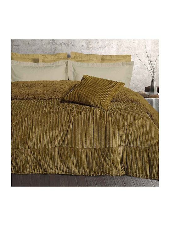 Das Home Duvet Cover Single 160x220cm 1180 Olive 750 GSMGsm 12 togs Togs