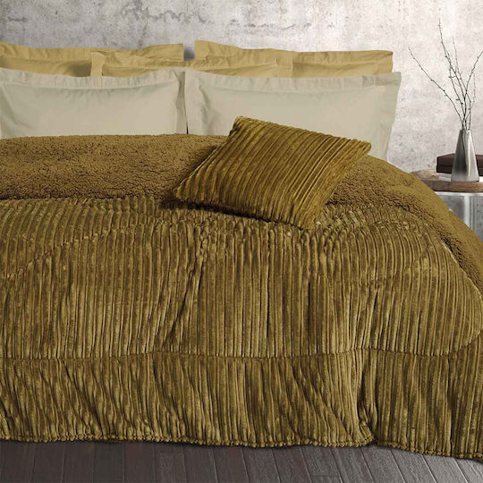 Das Home Bettbezug Einzelbett 160x220cm 1180 Olive 750 GSMGsm 12 togs Togs