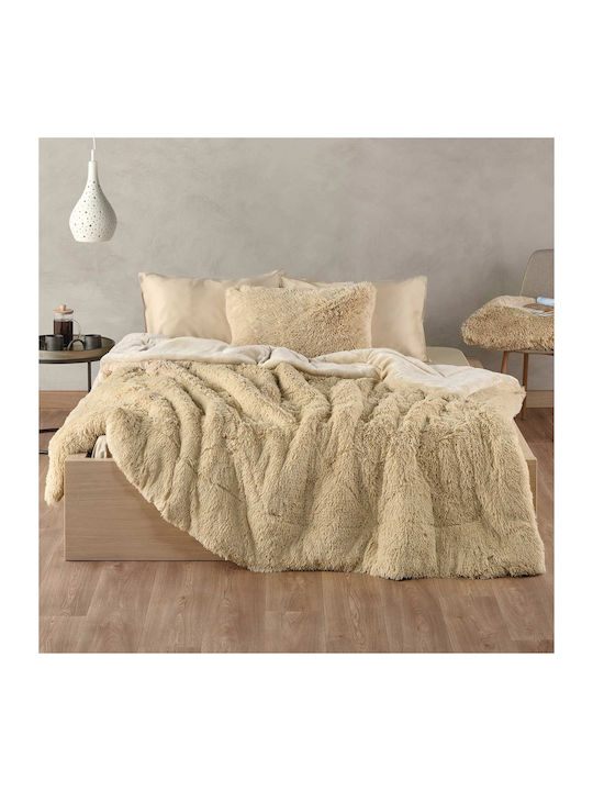 Kentia Duvet Cover with Hollowfiber Filling Queen 240x260cm Stylish Calore 12 640 GSMGsm