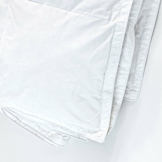 Palamaiki Πάπλωμα Υπέρδιπλο με Γέμιση Microfiber 220x240εκ. Twin Stripe White Comfort 200 GSM 5 togs