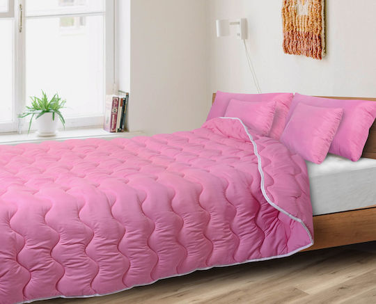 Pilotă Single 140x200cm Roz 200 g/mp²Gsm