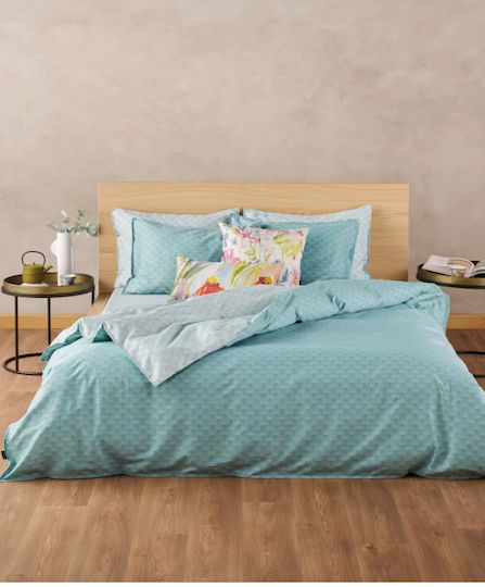 Kentia Пухено Куинсайз 220x240бр Neve MInt Green 300 г/м²Gsm