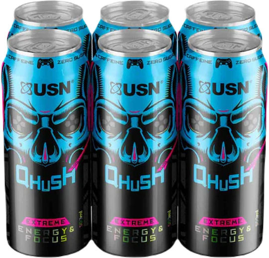 Usn Qhush Energy Drink 500ml Gaming 500ml 500ml Gaming
