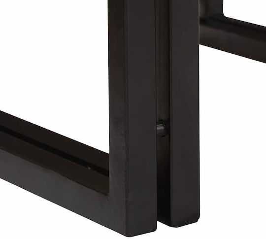 vidaXL Επιδαπέδια Ραφιέρα Μπάνιου Ξύλινη 65x50x23cm Καφέ