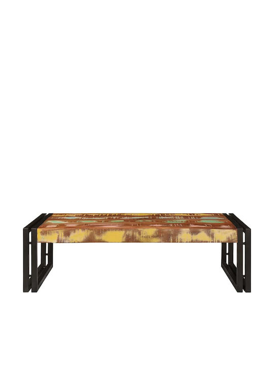 vidaXL Floor Bathroom Shelf Wooden 80x50x23cm Brown