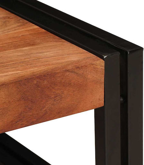 vidaXL Επιδαπέδια Ραφιέρα Μπάνιου Ξύλινη 80x50x23cm Καφέ vidaXL Επιδαπέδια Ραφιέρα Μπάνιου Ξύλινη 80x50x23cm Καφέ