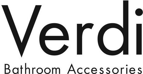 Verdi Omicron Стенен Рафт за баня Стъклен 40x12.5x4.4см Черна