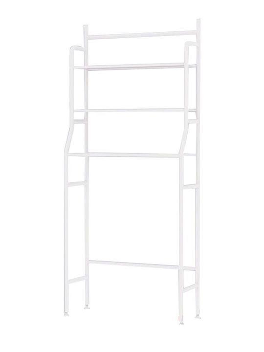 Cyclops TW-101 Rafturi de baie Raft Baie Metal cu 3 Rafturi 47x25x156cm Albă