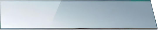 Karag Mensole Επιτοίχια Ραφιέρα Μπάνιου Γυάλινη 60x11x6cm Icy