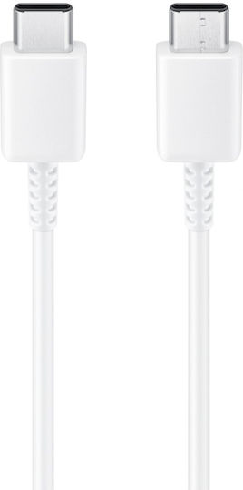 Samsung USB 2.0 Cable USB-C male - USB-C 25W Λευκό 1m EP-DA905BWE Bulk