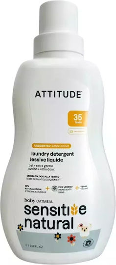 Attitude Little Ones Baby Liquid Detergent for Sensitive Clothes 1lt