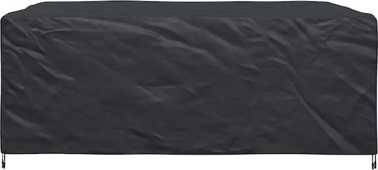 vidaXL Waterproof Dining Table Cover Black 250x210x90cm