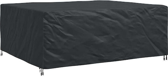 vidaXL Waterproof Dining Table Cover Black 250x210x90cm