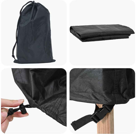 vidaXL Wasserdicht Schutzhülle Esstisch 180x150x85cm in Schwarz Farbe 1Stück