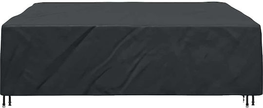 vidaXL Waterproof Dining Table Cover Black 275x275x70cm