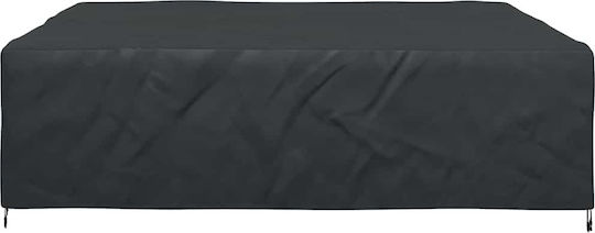 vidaXL Waterproof Dining Table Cover Black 275x275x70cm
