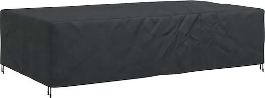 vidaXL Waterproof Dining Table Cover Black 315x180x74cm