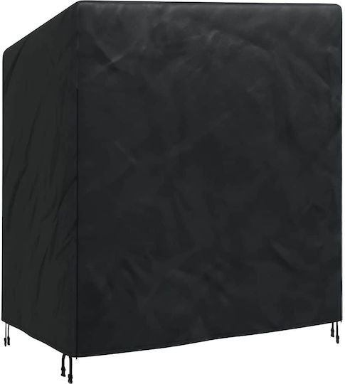 vidaXL Waterproof Garden Swing Cover Black 135x100x165cm