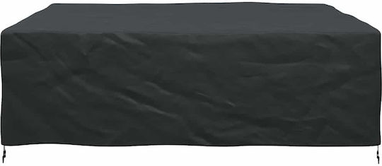 vidaXL Waterproof Dining Table Cover Black 235x235x70cm