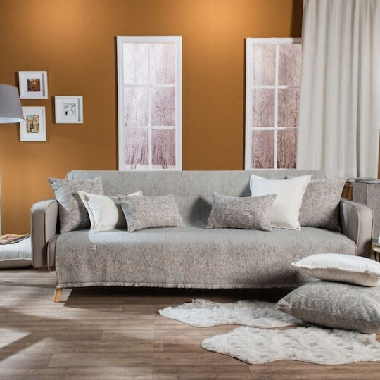 Teoran Solid Armchair Throw Chenille 150x180cm 308