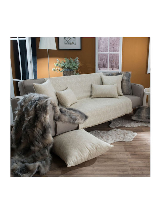 Teoran Portland Sesselüberwurf Chenille 150x180cm