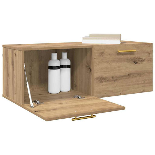 vidaXL Bathroom Cabinet L100xW36.5xH35cm Oak