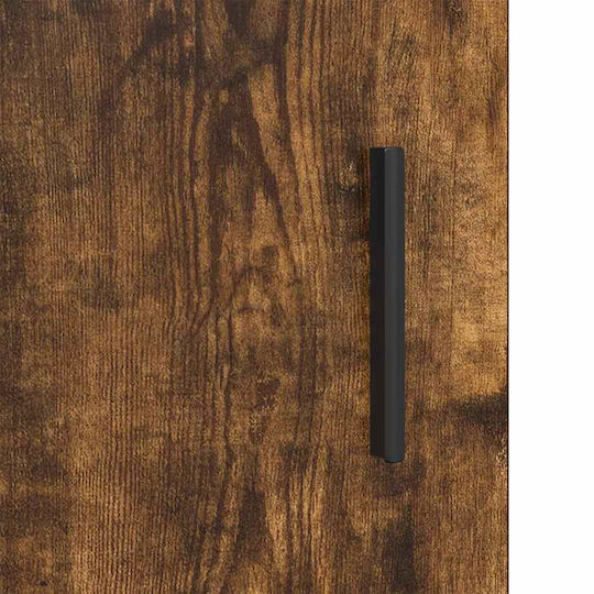 vidaXL Holz Badezimmerschrank B35xT37.5xH188.5cm Braun