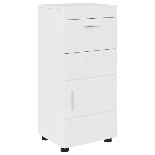 vidaXL Badezimmerschrank B37xT31.5xH82cm Weiß