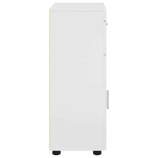 vidaXL Badezimmerschrank B37xT31.5xH82cm Weiß