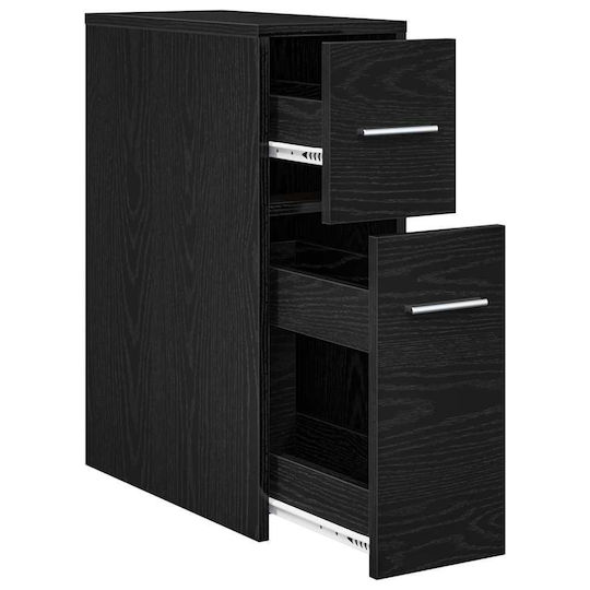 vidaXL Bathroom Cabinet L22xW44xH61.5cm Oak