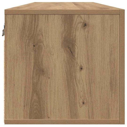 vidaXL Ντουλάπι Μπάνιου 100x36.5x35cm Δρυς