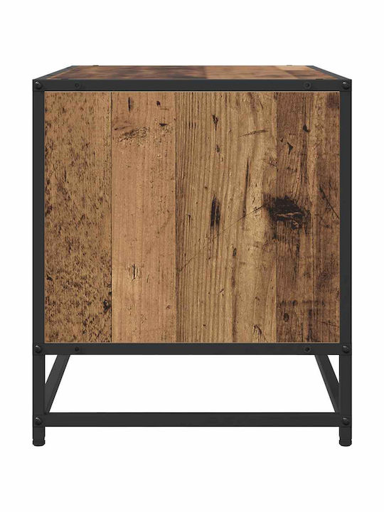 TV-Ständer aus Metall & Holz Alt Holz M61xT40xH46cm