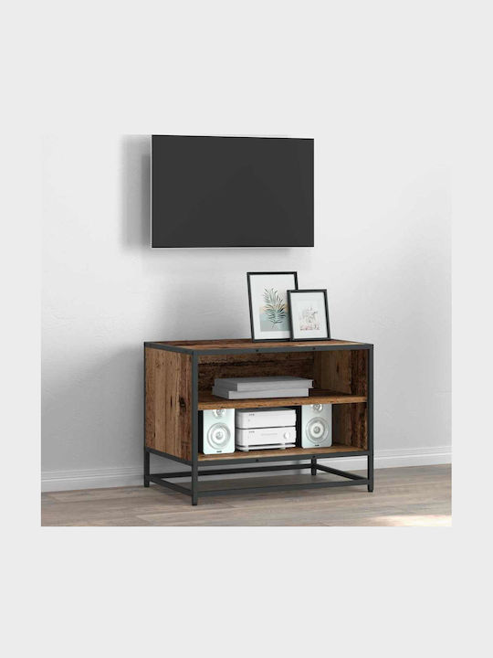 TV-Ständer aus Metall & Holz Alt Holz M61xT40xH46cm