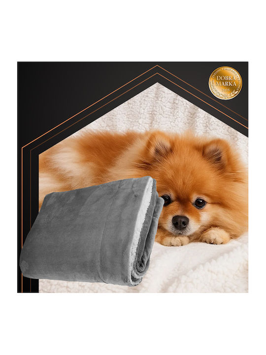 Ruhhy Blanket Fleece Single 150x200cm Dark Gray