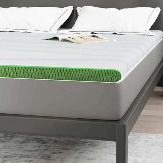 vidaXL Topper Extra-dublu Spumă 160x200x6buc