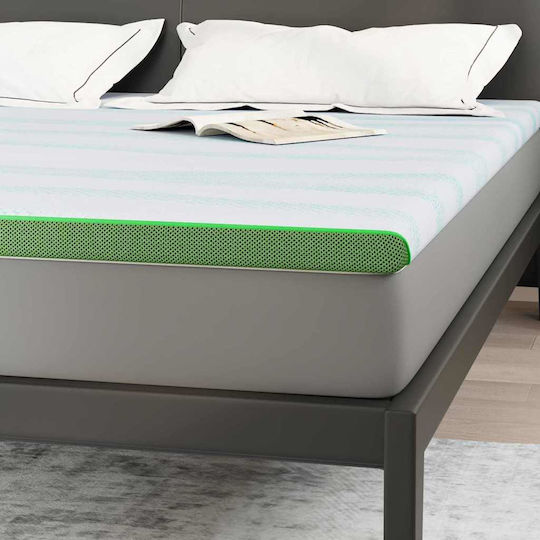 vidaXL Topper King Size Spumă 200x200x6buc